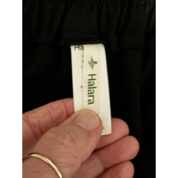 Halara Women's Black Slacks Barrel Leg Elastic Waist Plus Sz 2X Classic Career - Picture 14 of 14